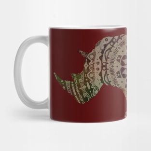 Mandala Rhino Mug